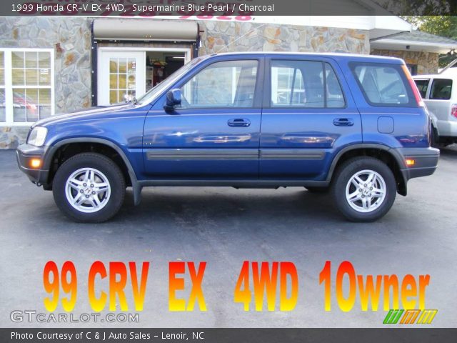 1999 Honda CR-V EX 4WD in Supermarine Blue Pearl