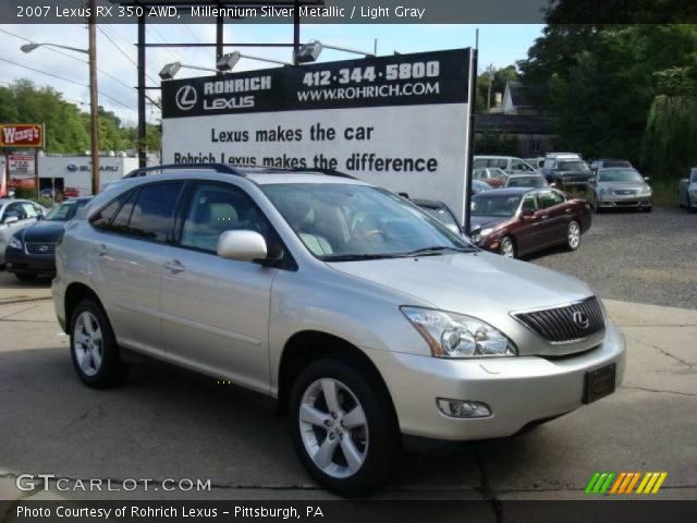 2007 Lexus RX 350 AWD in Millennium Silver Metallic