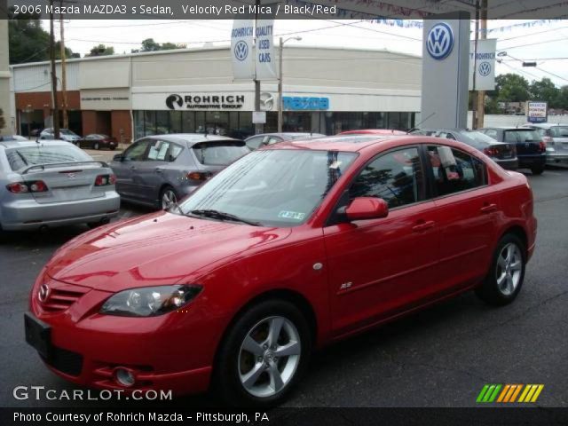 2006 Mazda MAZDA3 s Sedan in Velocity Red Mica
