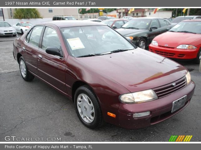 1997 Nissan Altima GXE in Garnet Red Pearl