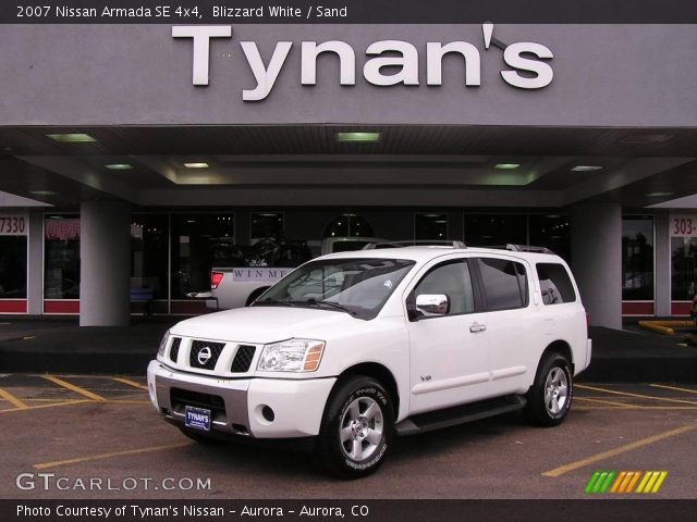 2007 Nissan Armada SE 4x4 in Blizzard White