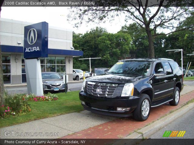 2008 Cadillac Escalade AWD in Black Raven