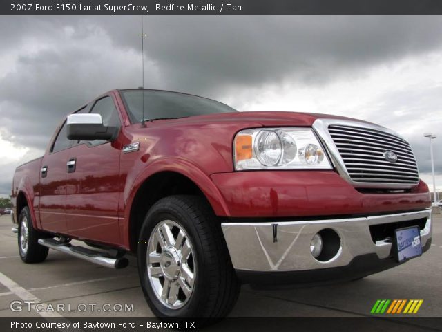 2007 Ford F150 Lariat SuperCrew in Redfire Metallic