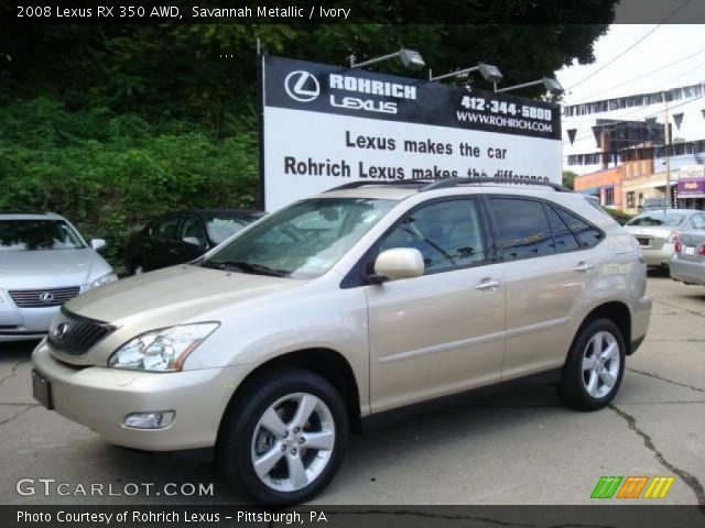 2008 Lexus RX 350 AWD in Savannah Metallic
