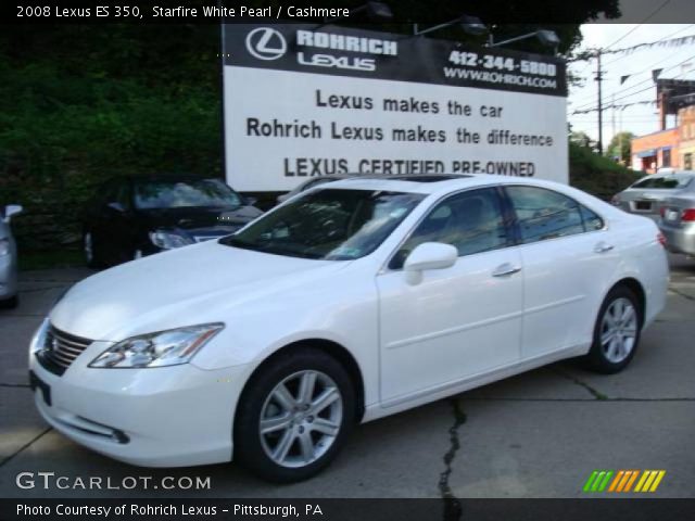 2008 Lexus ES 350 in Starfire White Pearl