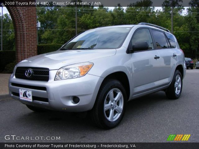 2008 Toyota RAV4 4WD in Classic Silver Metallic