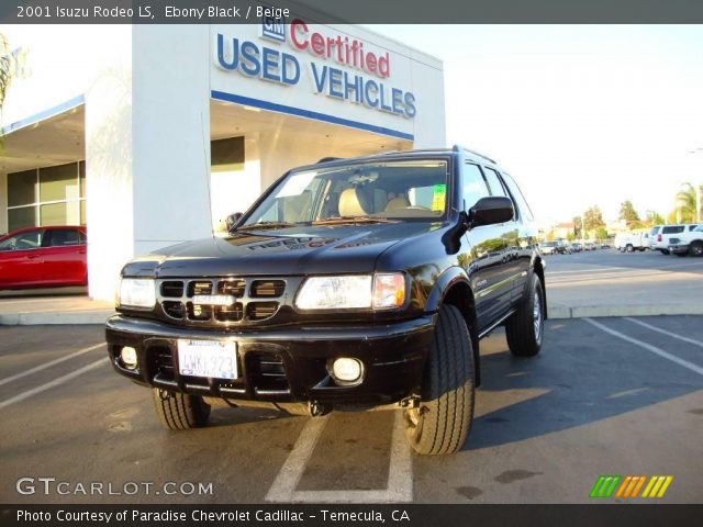 2001 Isuzu Rodeo LS in Ebony Black