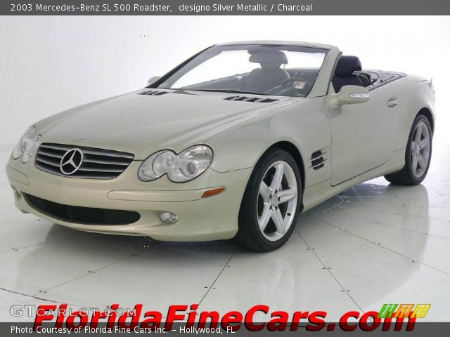 2003 Mercedes-Benz SL 500 Roadster in designo Silver Metallic