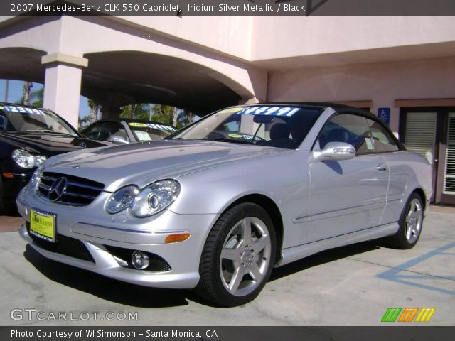 2007 Mercedes-Benz CLK 550 Cabriolet in Iridium Silver Metallic