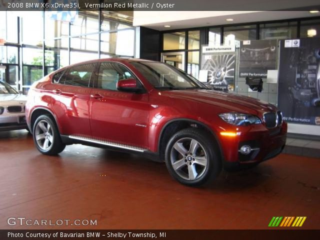 2008 BMW X6 xDrive35i in Vermilion Red Metallic