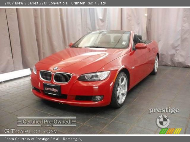 2007 BMW 3 Series 328i Convertible in Crimson Red