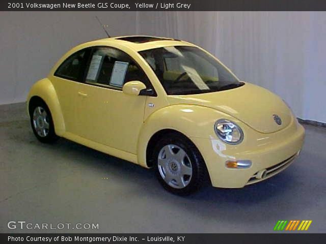 2001 Volkswagen New Beetle GLS Coupe in Yellow