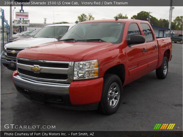 2008 Chevrolet Silverado 1500 LS Crew Cab in Victory Red