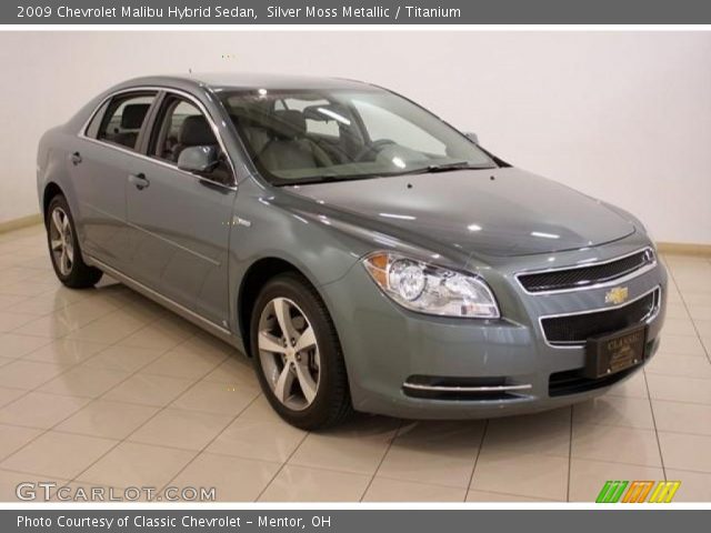 2009 Chevrolet Malibu Hybrid Sedan in Silver Moss Metallic