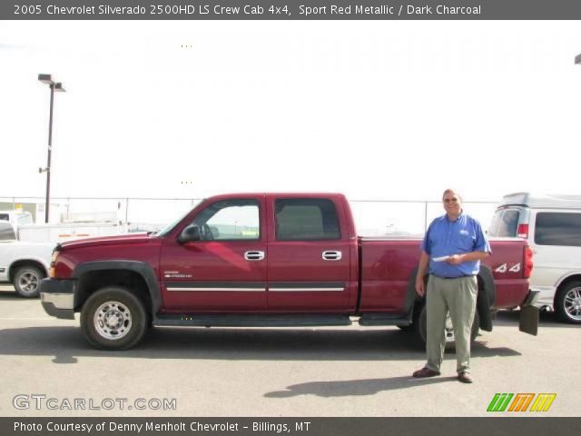 2005 Chevrolet Silverado 2500HD LS Crew Cab 4x4 in Sport Red Metallic