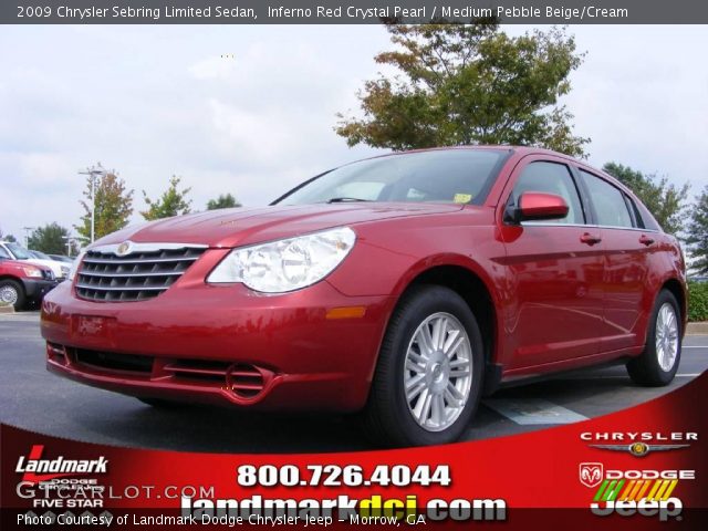 2009 Chrysler Sebring Limited Sedan in Inferno Red Crystal Pearl