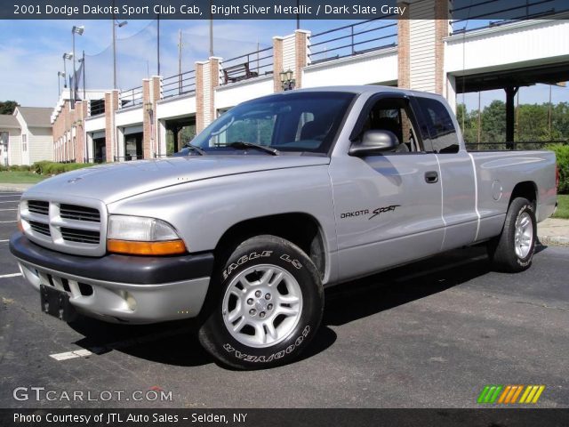 2001 Dodge Dakota Sport Club Cab in Bright Silver Metallic