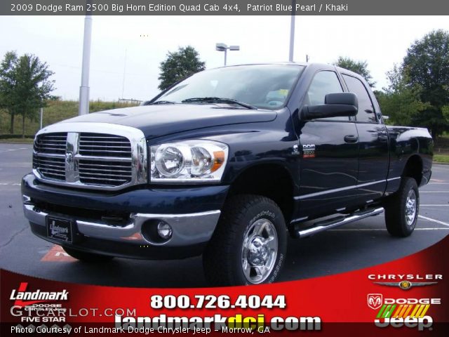2009 Dodge Ram 2500 Big Horn Edition Quad Cab 4x4 in Patriot Blue Pearl