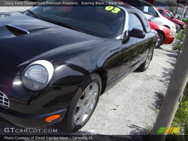 2003 Ford Thunderbird Premium Roadster in Evening Black