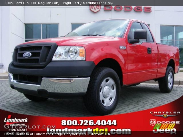 2005 Ford F150 XL Regular Cab in Bright Red