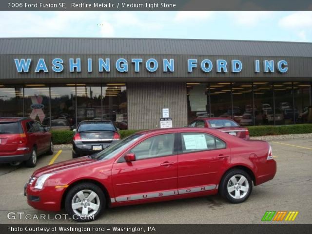 2006 Ford Fusion SE in Redfire Metallic