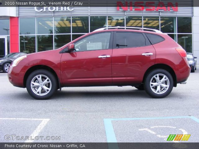 2010 Nissan Rogue SL in Venom Red