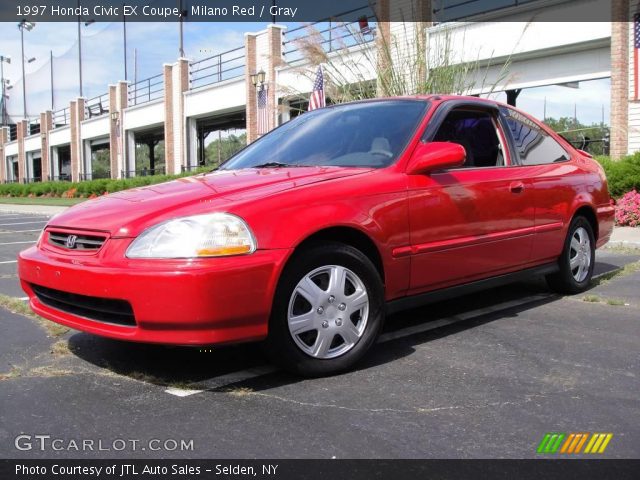 1997 Honda Civic EX Coupe in Milano Red