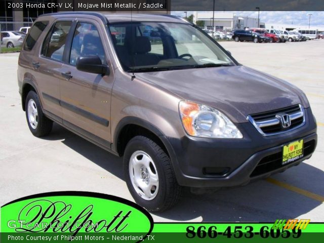 2003 Honda CR-V LX in Mojave Mist Metallic
