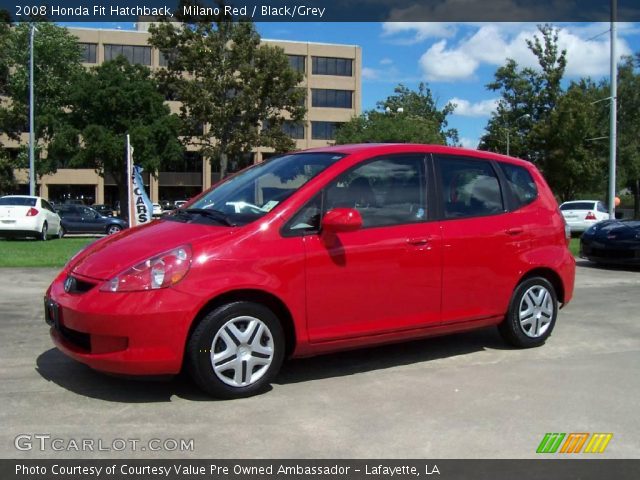2008 Honda Fit Hatchback in Milano Red