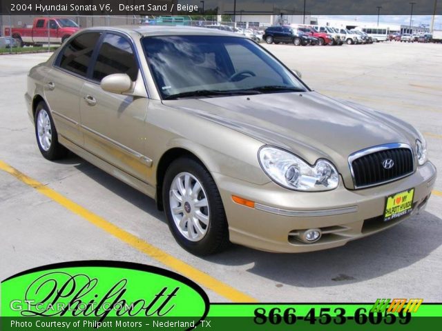 2004 Hyundai Sonata V6 in Desert Sand