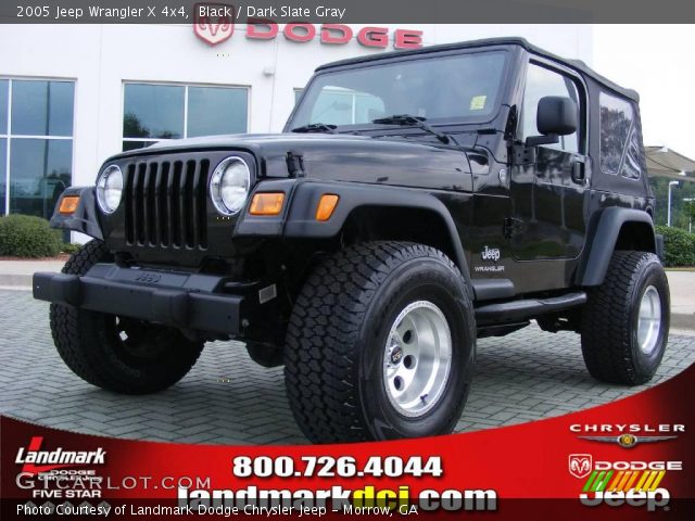 2005 Jeep Wrangler X 4x4 in Black