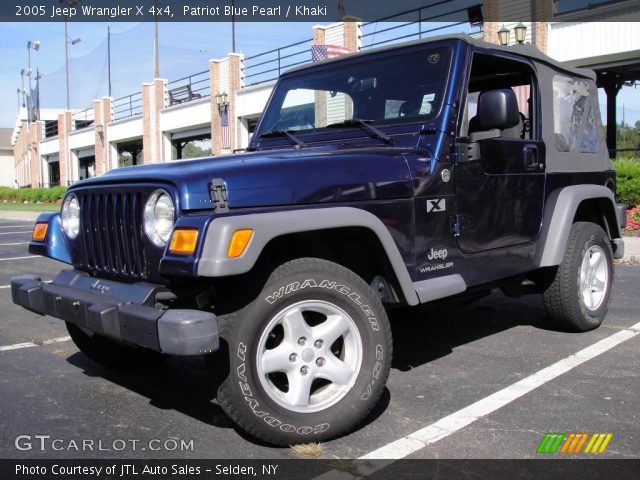 2005 Jeep Wrangler X 4x4 in Patriot Blue Pearl