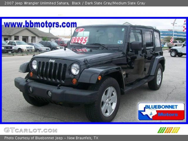 2007 Jeep Wrangler Unlimited Sahara in Black