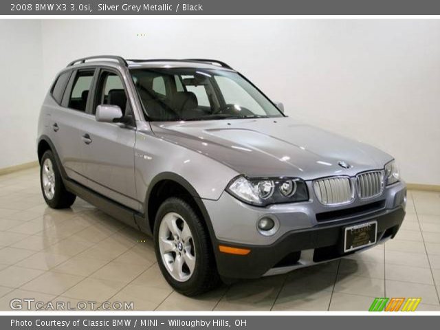 2008 BMW X3 3.0si in Silver Grey Metallic