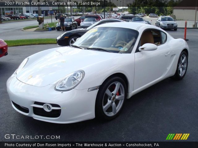 2007 Porsche Cayman S in Carrara White