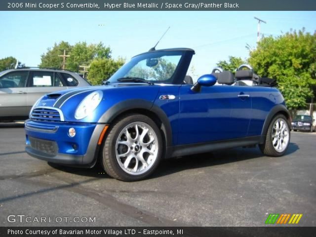 2006 Mini Cooper S Convertible in Hyper Blue Metallic