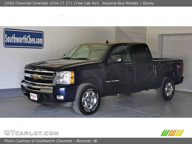 2009 Chevrolet Silverado 1500 LT Z71 Crew Cab 4x4 in Imperial Blue Metallic