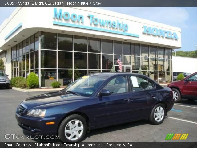2005 Hyundai Elantra GLS Sedan in Moonlit Blue