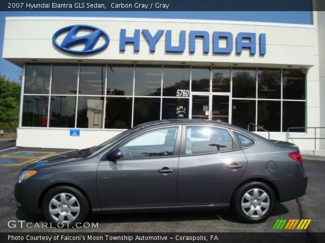 2007 Hyundai Elantra GLS Sedan in Carbon Gray