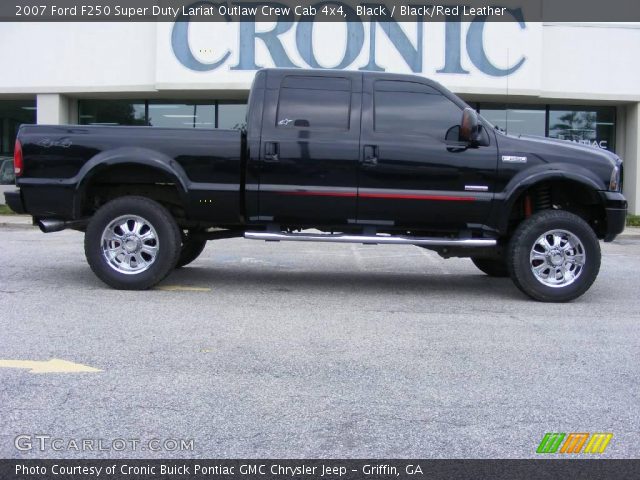 2007 Ford F250 Super Duty Lariat Outlaw Crew Cab 4x4 in Black