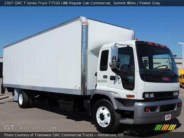 2007 GMC T Series Truck T7500 LWB Regular Cab Commercial in Summit White