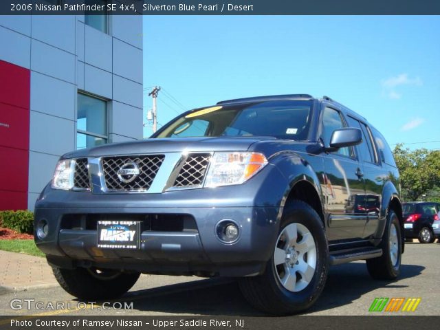2006 Nissan Pathfinder SE 4x4 in Silverton Blue Pearl