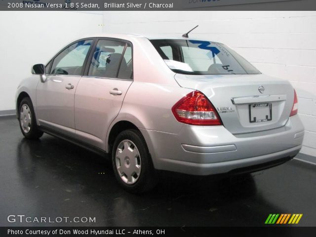 2008 Nissan Versa 1.8 S Sedan in Brilliant Silver