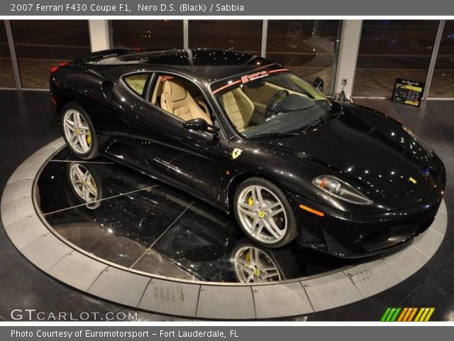 2007 Ferrari F430 Coupe F1 in Nero D.S. (Black)