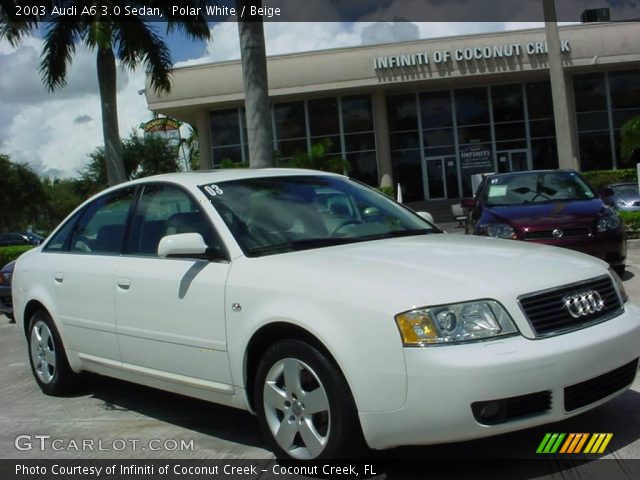 2003 Audi A6 3.0 Sedan in Polar White