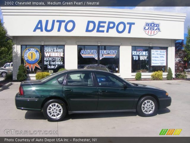 2002 Chevrolet Impala  in Medium Green Pearl