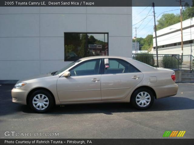 2005 Toyota Camry LE in Desert Sand Mica