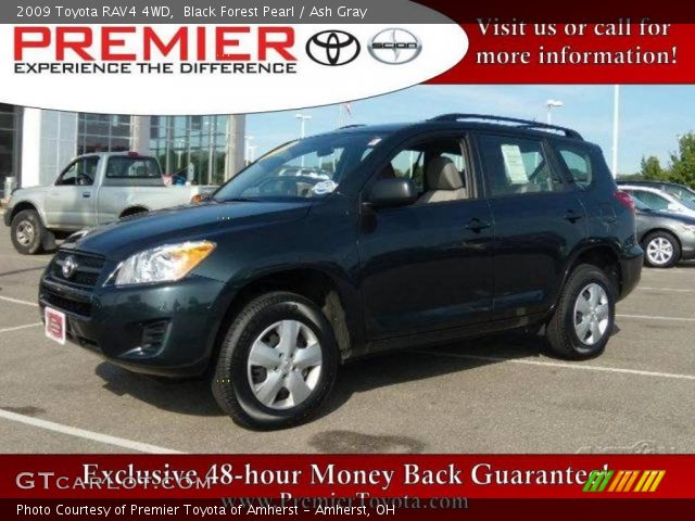 2009 Toyota RAV4 4WD in Black Forest Pearl