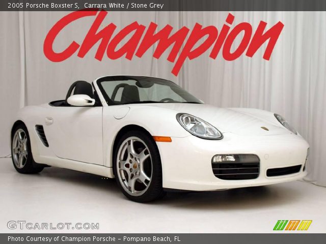 2005 Porsche Boxster S in Carrara White