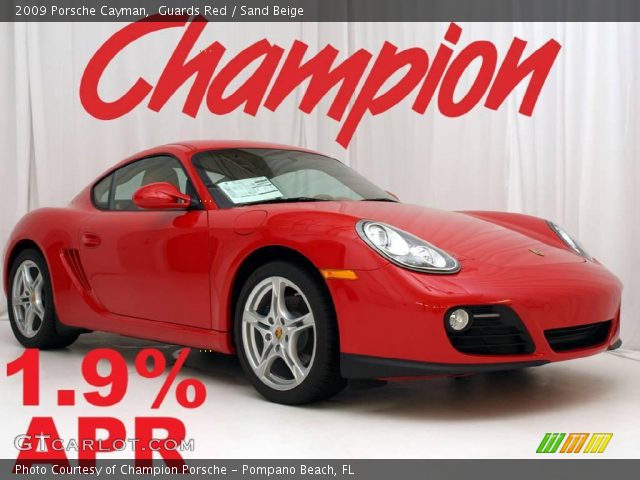 2009 Porsche Cayman  in Guards Red